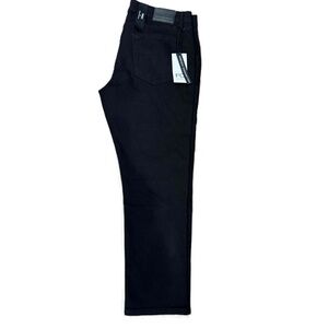 New French Connection Mens Black Slim Fit Stretch Denim Jeans Savile